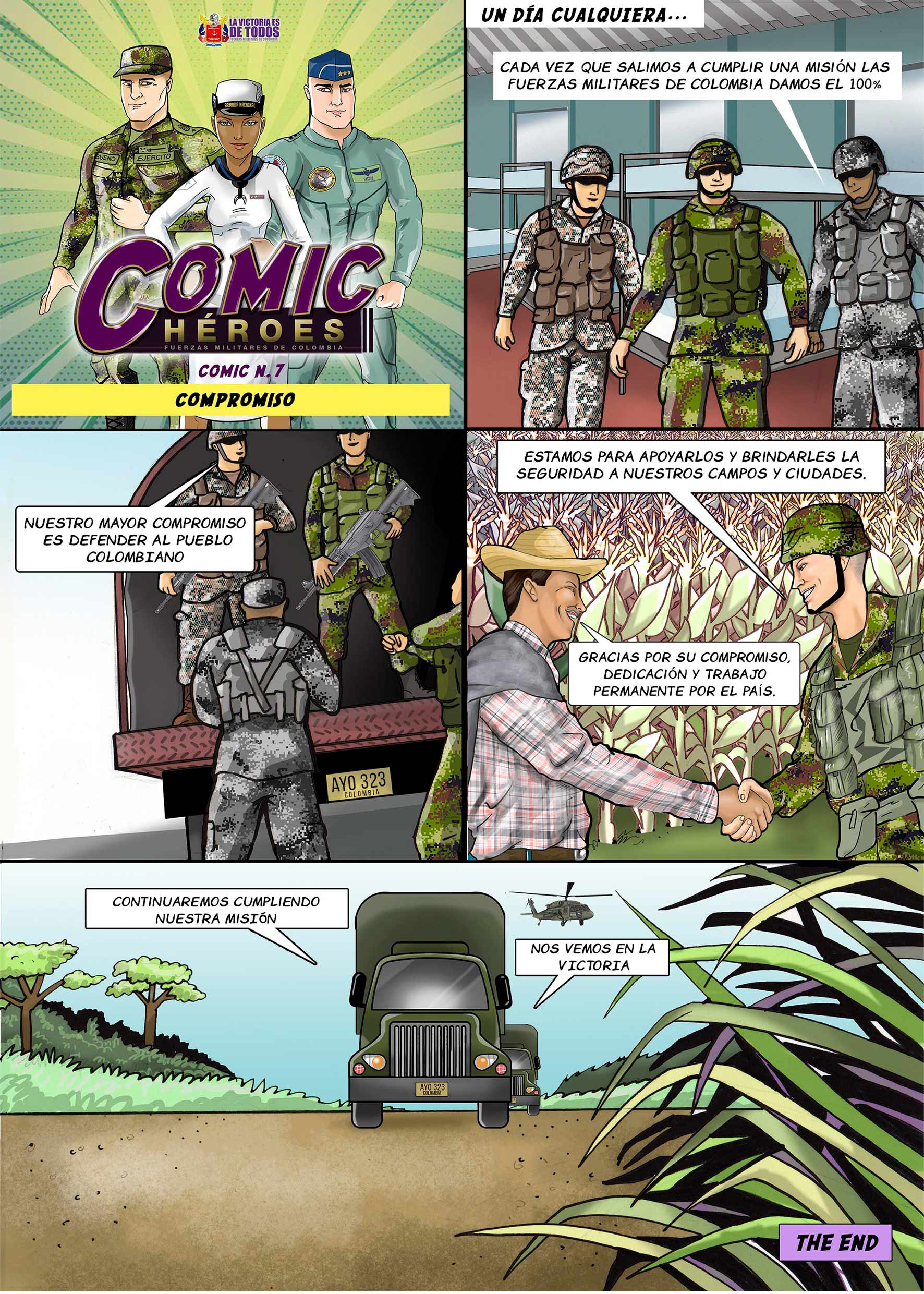 comic héroes Compromiso